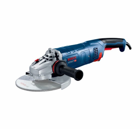 Bosch GWS 24-180 JZ Professional Angle Grinder – Heavy Duty Grinding Machine for Large Scale Cutting, Metal Work, and Construction Applications